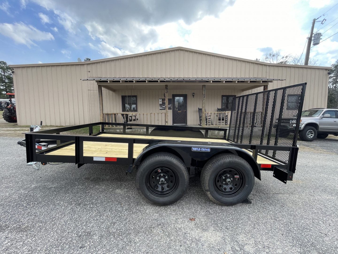 New 2026 Triple Crown Trailers 7x12TA Utility Trailer