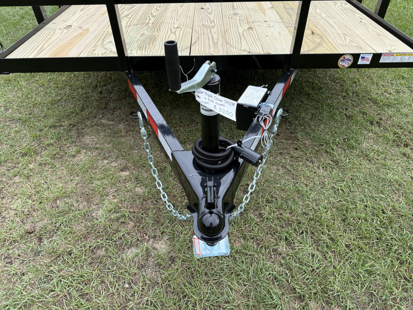 New 2026 Triple Crown Trailers 7x12TA Utility Trailer