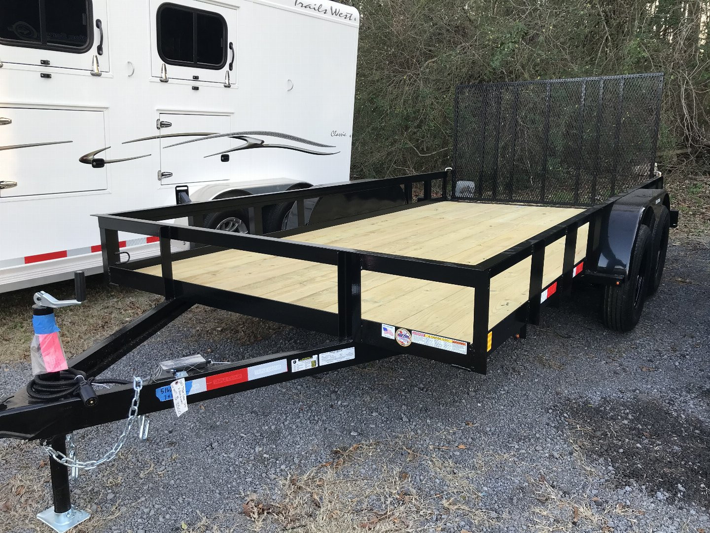 New 2026 Triple Crown Trailers 7x14TA Utility Trailer