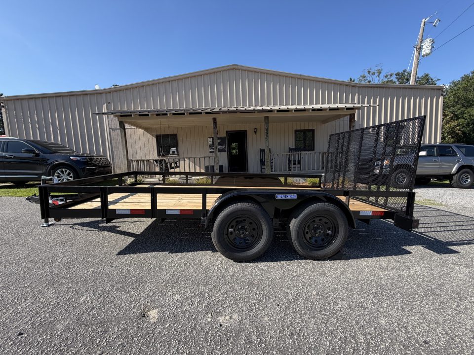New 2026 Triple Crown Trailers 7x14TA Utility Trailer