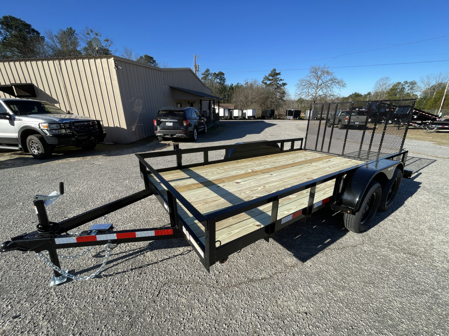 New 2026 Triple Crown Trailers 7x14TA Utility Trailer