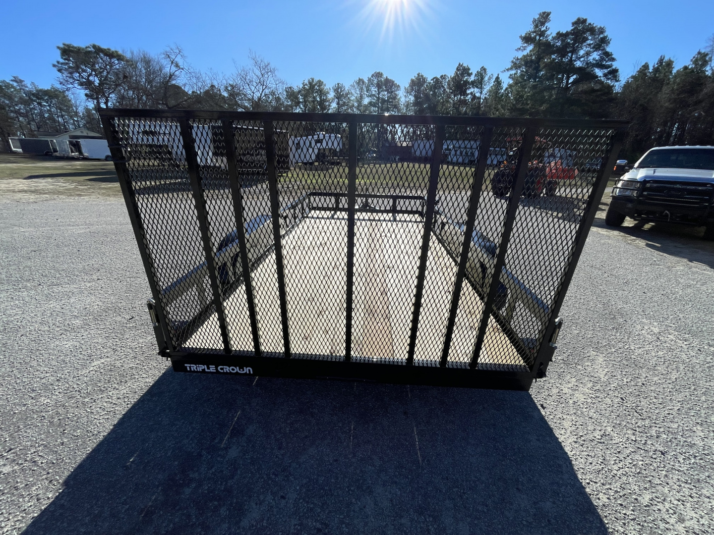 New 2026 Triple Crown Trailers 7x14TA Utility Trailer