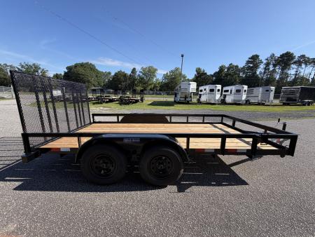 New 2026 Triple Crown Trailers 7x14TA Utility Trailer
