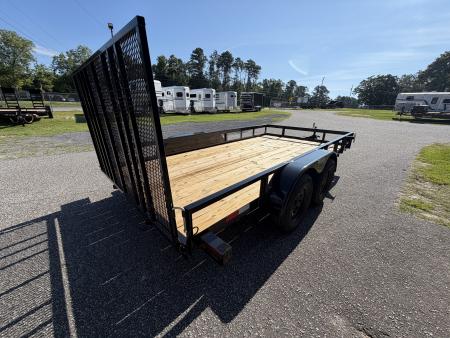 New 2026 Triple Crown Trailers 7x14TA Utility Trailer