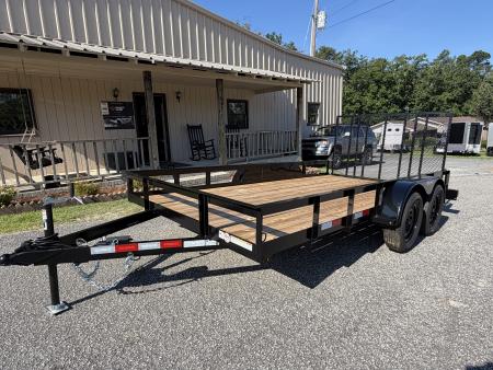 New 2026 Triple Crown Trailers 7x14TA Utility Trailer
