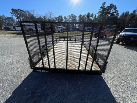 New 2026 Triple Crown Trailers 7x14TA Utility Trailer