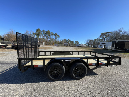 New 2026 Triple Crown Trailers 7x14TA Utility Trailer