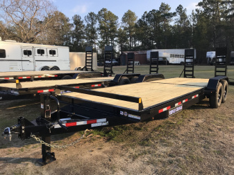 New 2025 Triple Crown Trailers 7X24 14K Equipment Trailer