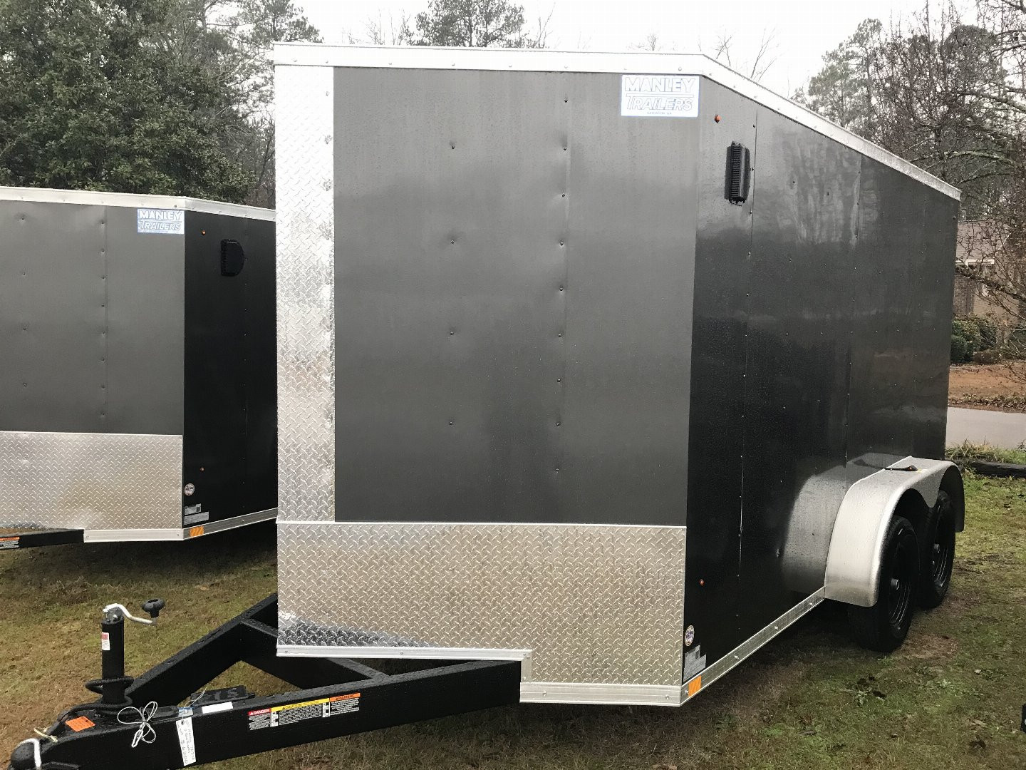 New 2025 Manley Trailers 7x12TA Cargo / Enclosed Trailer