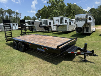 New 2025 Triple Crown Trailers 8.5X20DO14K Deckover Equipment Trailer