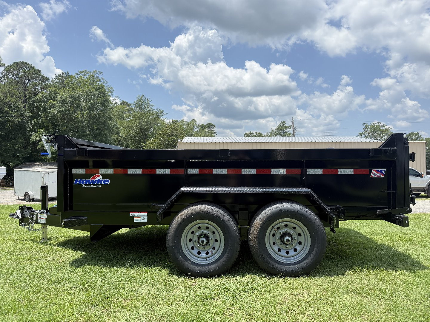 New 2025 Hawke Trailers 7x12 12K Dump Trailer