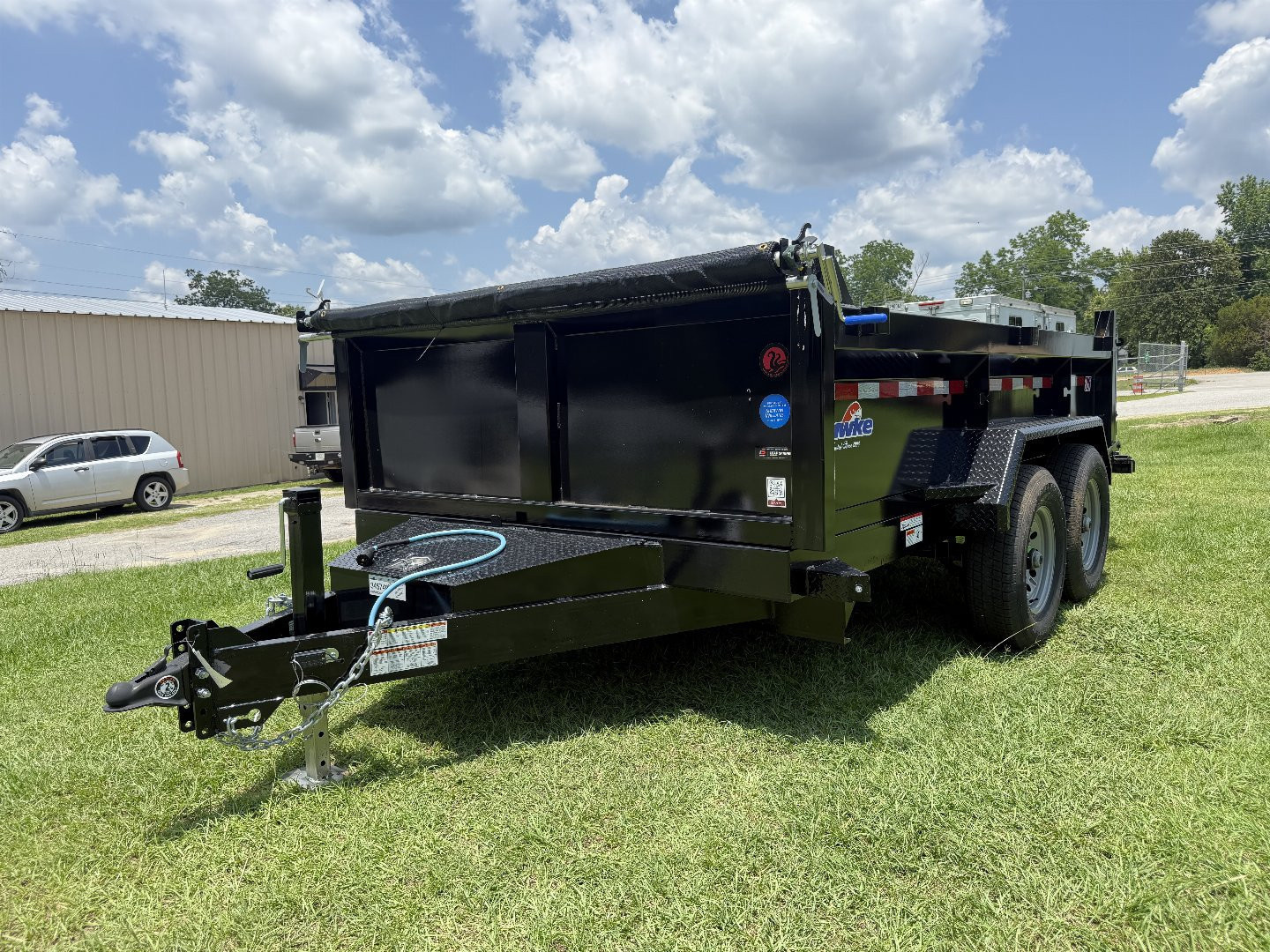 New 2025 Hawke Trailers 7x12 12K Dump Trailer