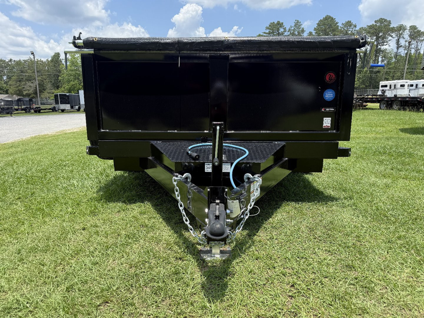 New 2025 Hawke Trailers 7x12 12K Dump Trailer