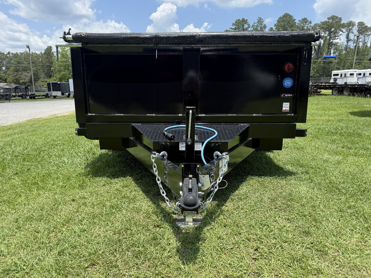 New 2025 Hawke Trailers 7x12 12K Dump Trailer