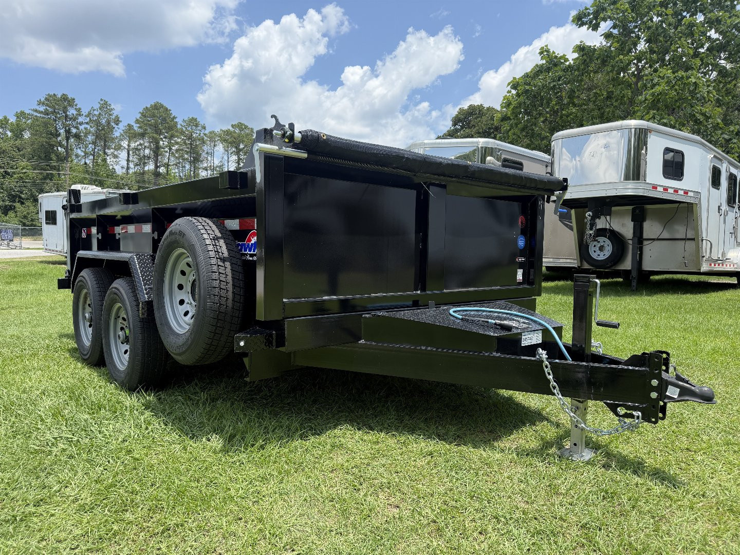 New 2025 Hawke Trailers 7x12 12K Dump Trailer