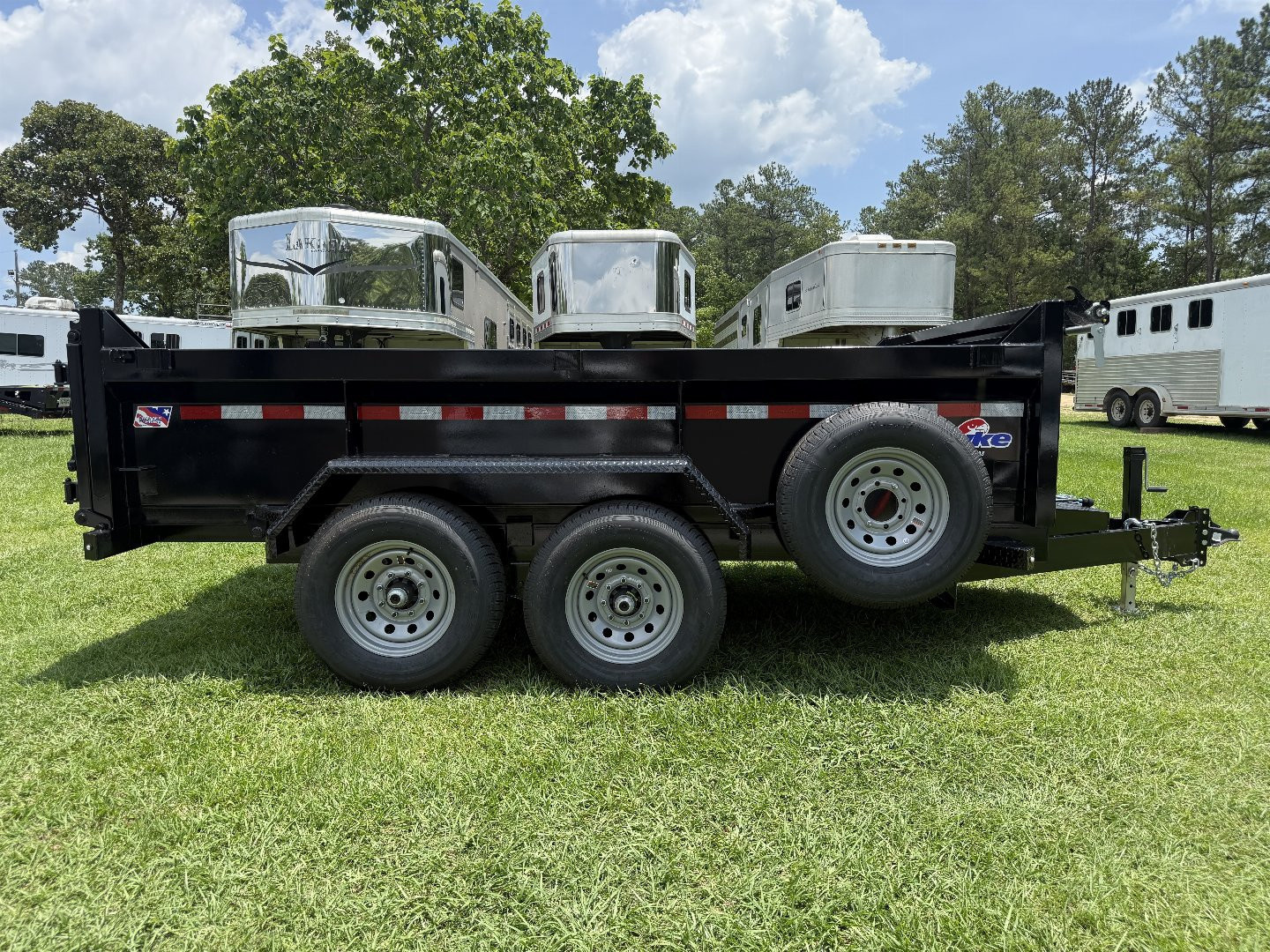 New 2025 Hawke Trailers 7x12 12K Dump Trailer
