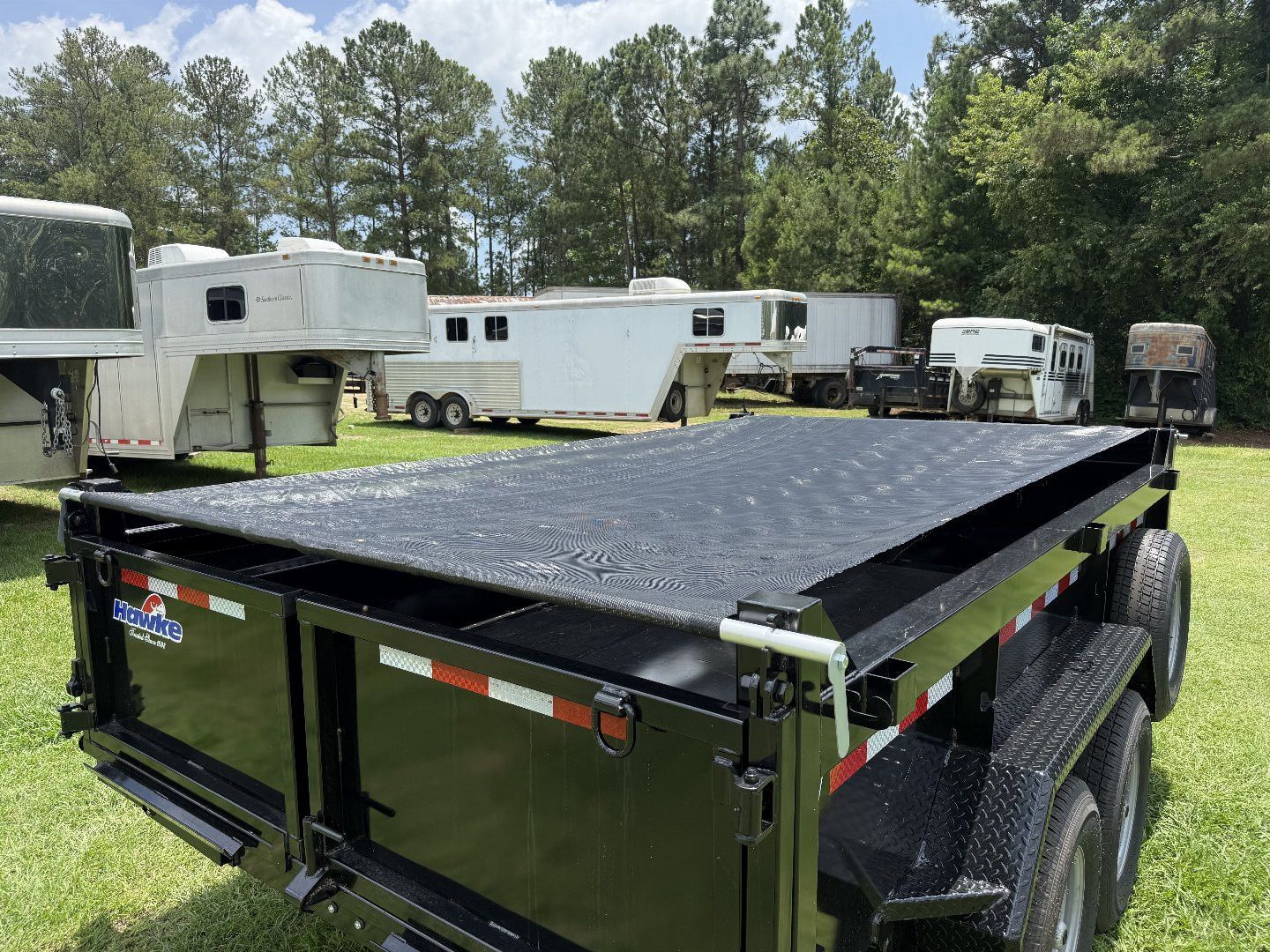 New 2025 Hawke Trailers 7x12 12K Dump Trailer