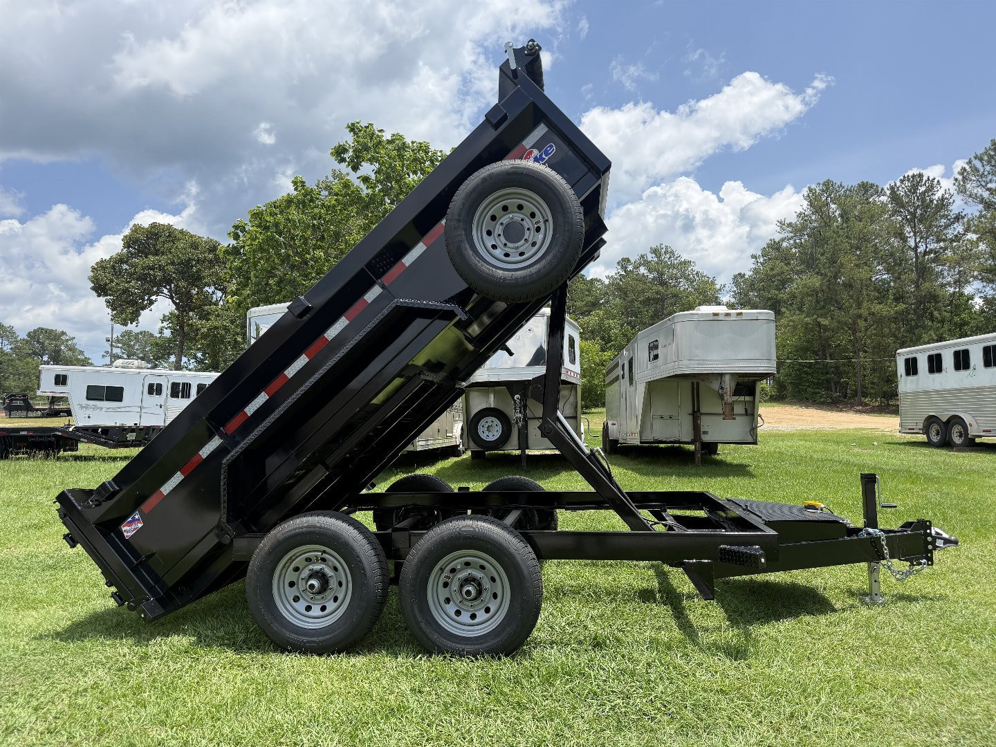 New 2025 Hawke Trailers 7x12 12K Dump Trailer