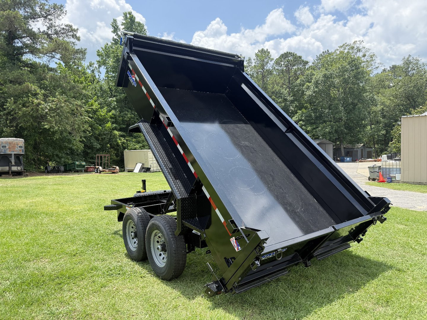 New 2025 Hawke Trailers 7x12 12K Dump Trailer