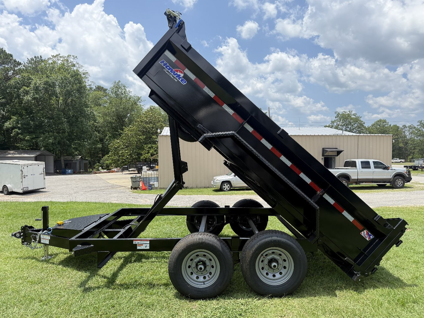 New 2025 Hawke Trailers 7x12 12K Dump Trailer