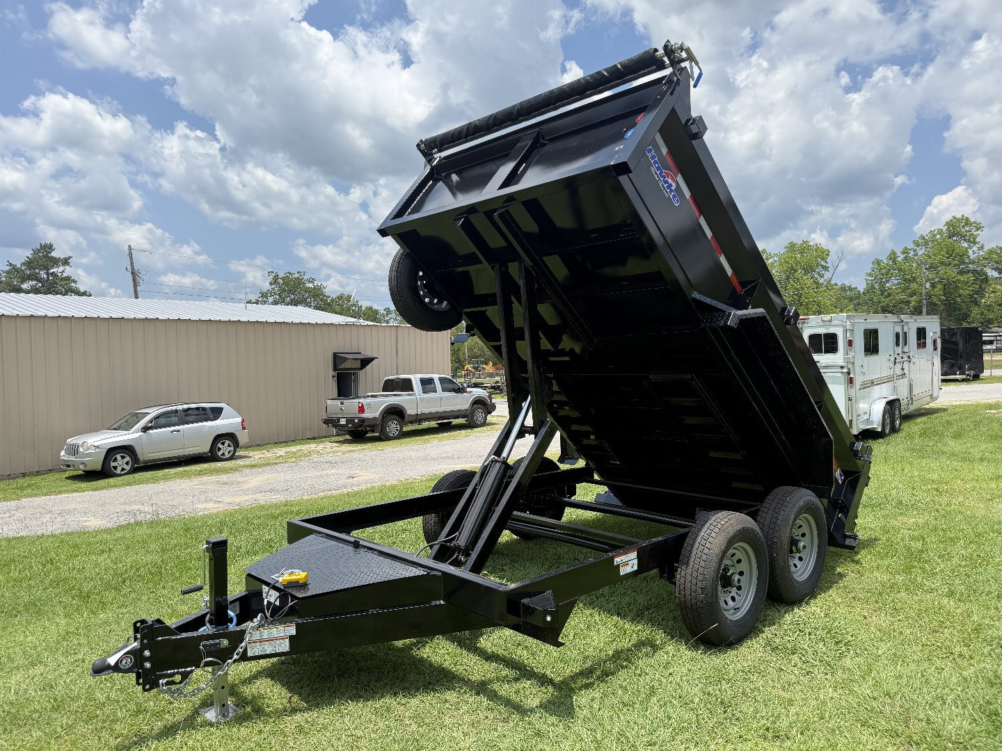 New 2025 Hawke Trailers 7x12 12K Dump Trailer