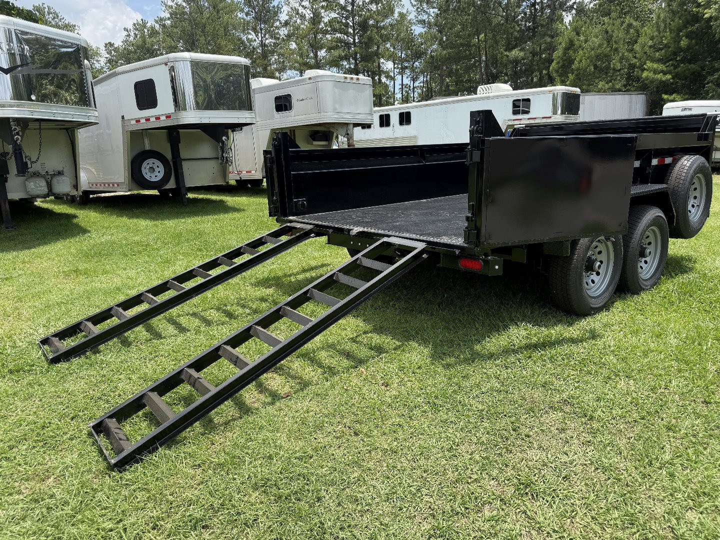 New 2025 Hawke Trailers 7x12 12K Dump Trailer