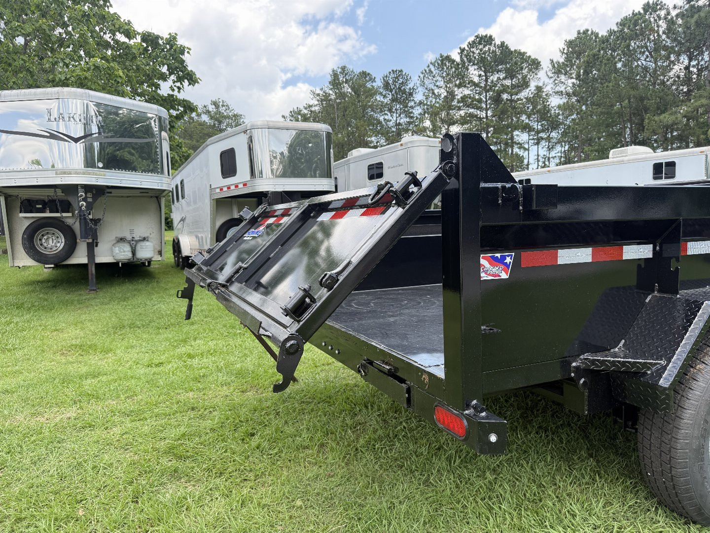 New 2025 Hawke Trailers 7x12 12K Dump Trailer