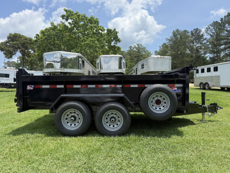 New 2025 Hawke Trailers 7x12 12K Dump Trailer