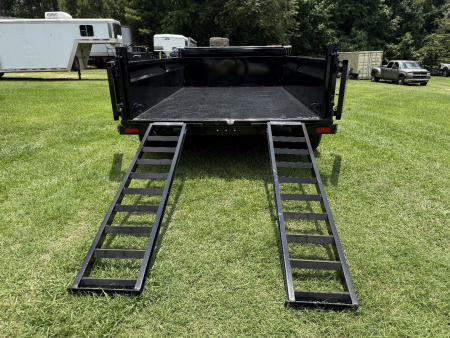 New 2025 Hawke Trailers 7x12 12K Dump Trailer