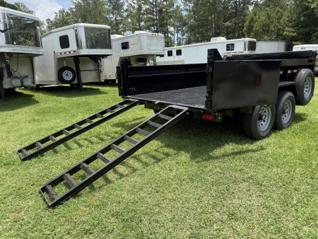 New 2025 Hawke Trailers 7x12 12K Dump Trailer