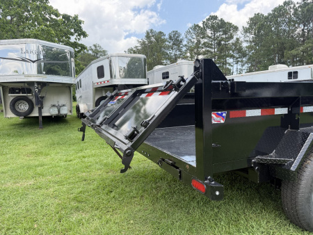New 2025 Hawke Trailers 7x12 12K Dump Trailer