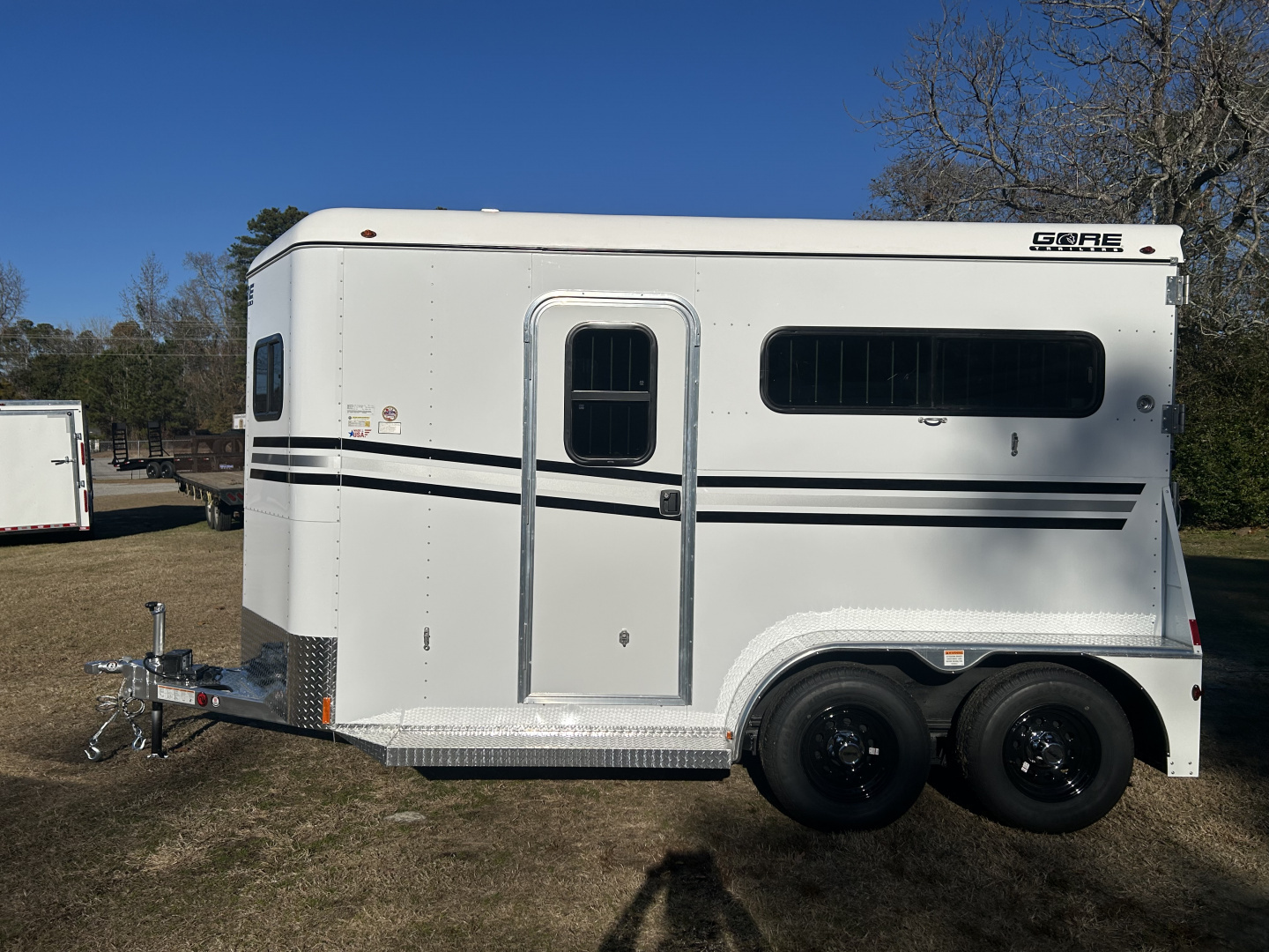 New 2026 Gore Trailers 2HS W/SIDE RAMP Horse Trailer