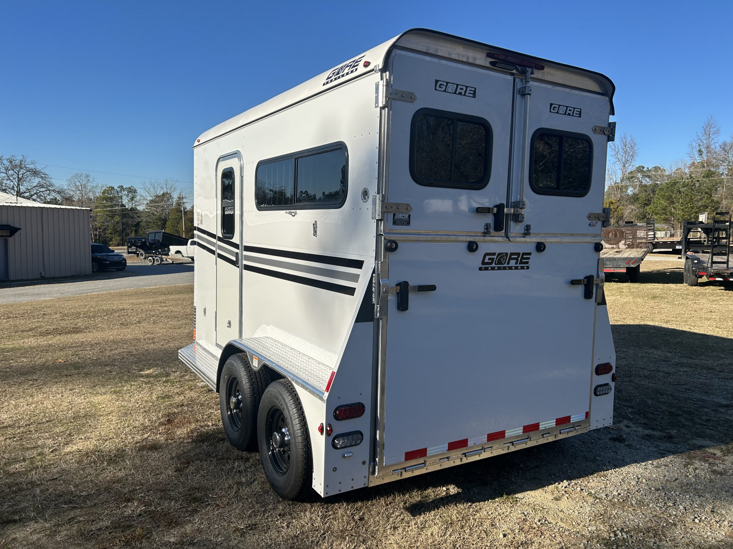 New 2026 Gore Trailers 2HS W/SIDE RAMP Horse Trailer