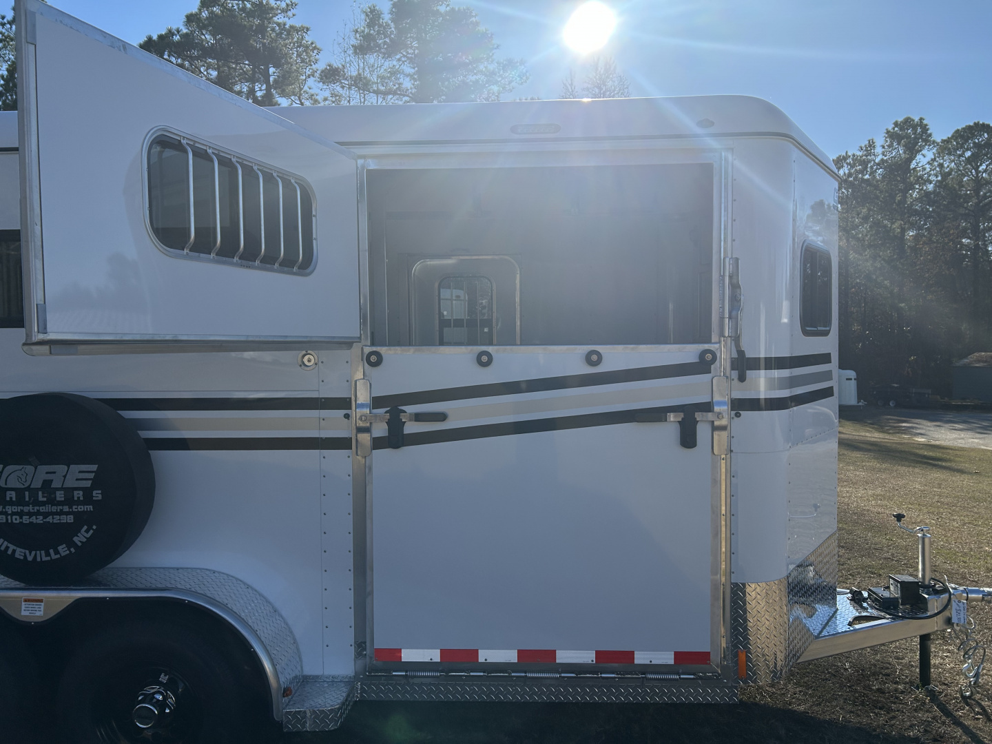 New 2026 Gore Trailers 2HS W/SIDE RAMP Horse Trailer