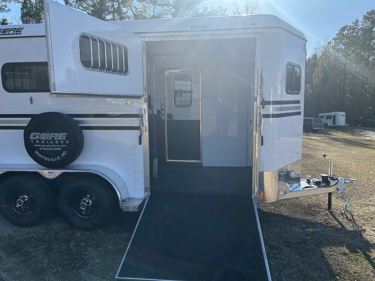 New 2026 Gore Trailers 2HS W/SIDE RAMP Horse Trailer