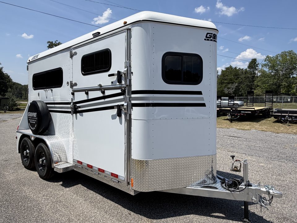 New 2026 Gore Trailers 2HS W/SIDE RAMP Horse Trailer
