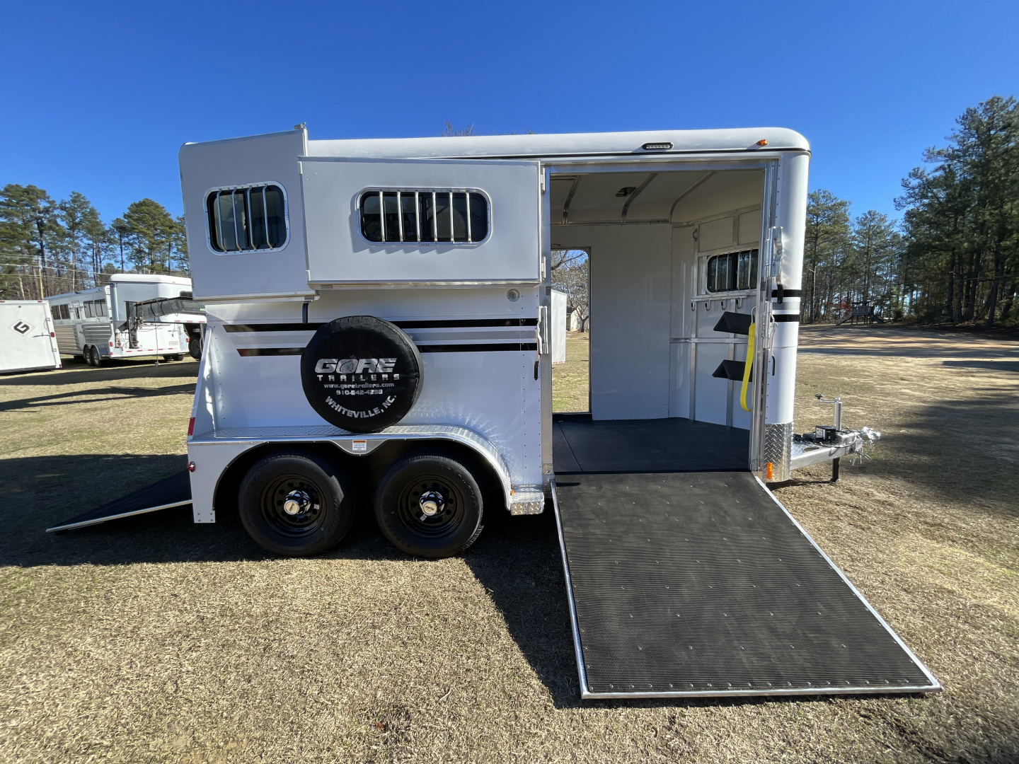 New 2026 Gore Trailers 2HS W/SIDE RAMP Horse Trailer