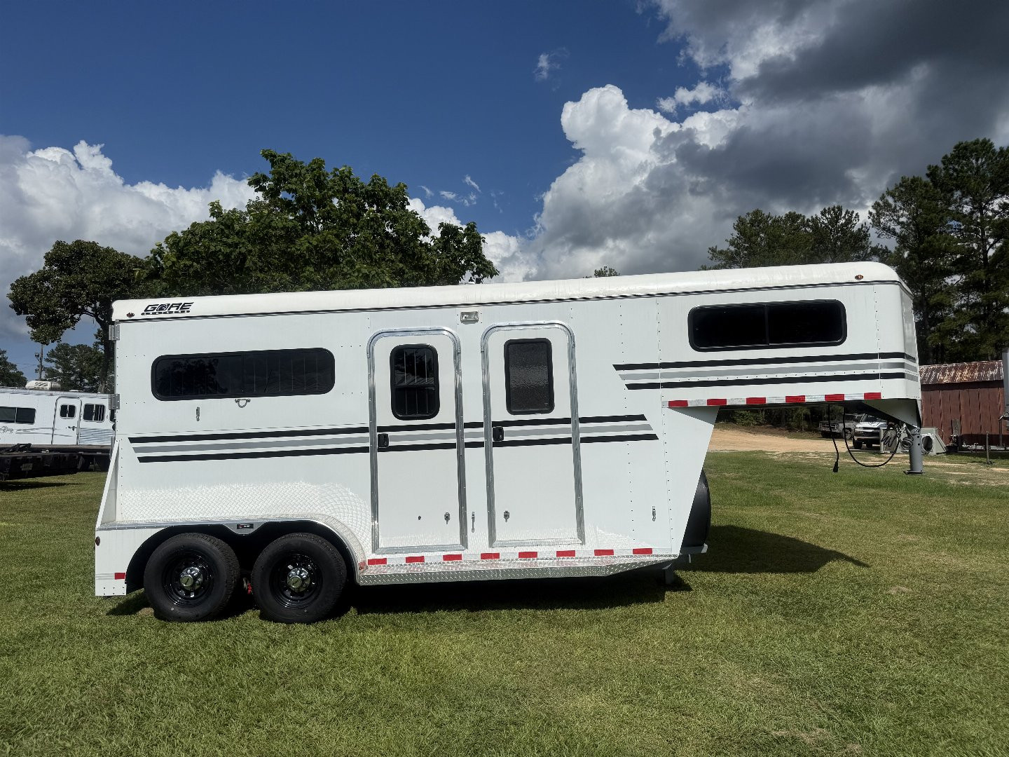 New 2024 Gore Trailers 2HS GN W/5'DR Horse Trailer
