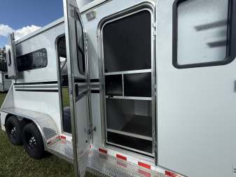 New 2024 Gore Trailers 2HS GN W/5'DR Horse Trailer