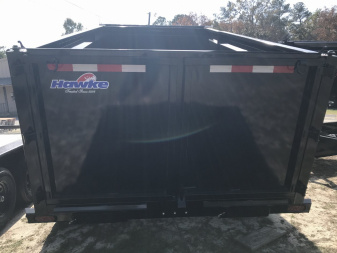 New 2025 Hawke Trailers Low Pro 7x14 w/4' sides Dump Trailer