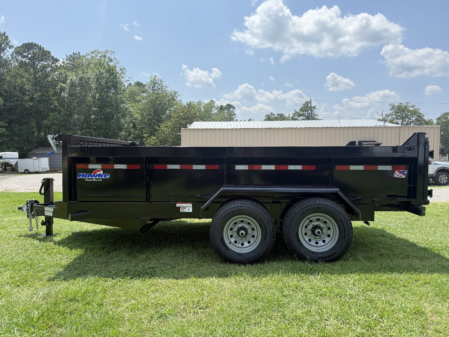 New 2026 Hawke Trailers 7x14 14K Dump Trailer