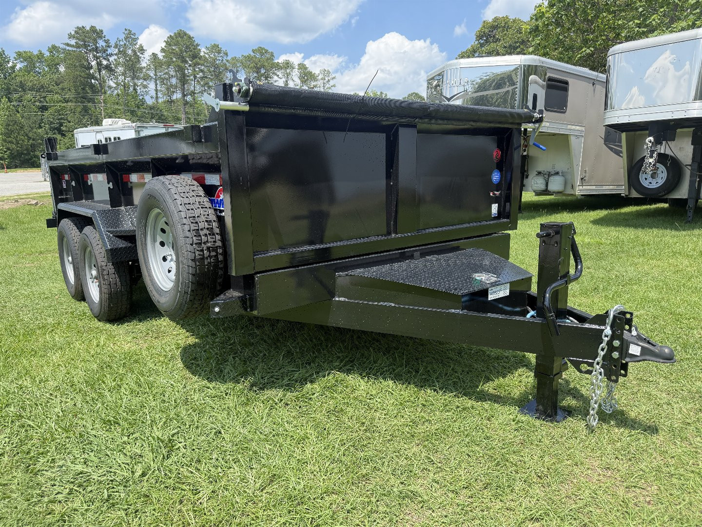New 2026 Hawke Trailers 7x14 14K Dump Trailer