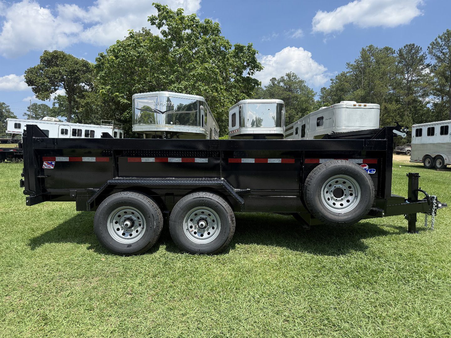 New 2026 Hawke Trailers 7x14 14K Dump Trailer