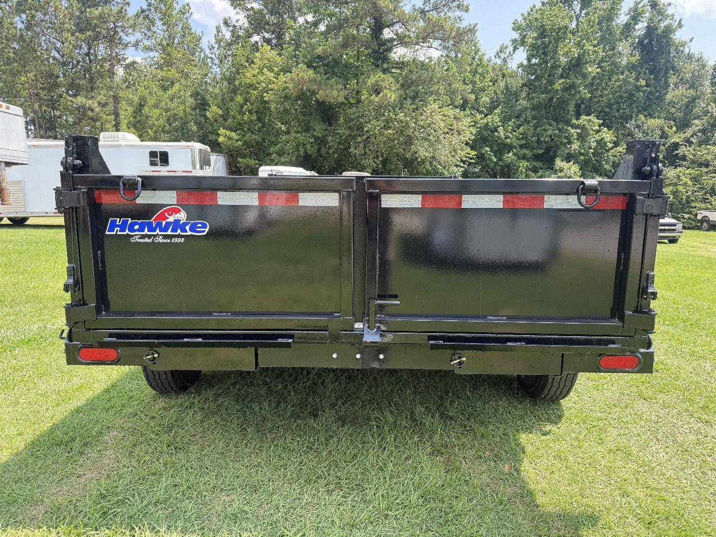 New 2026 Hawke Trailers 7x14 14K Dump Trailer