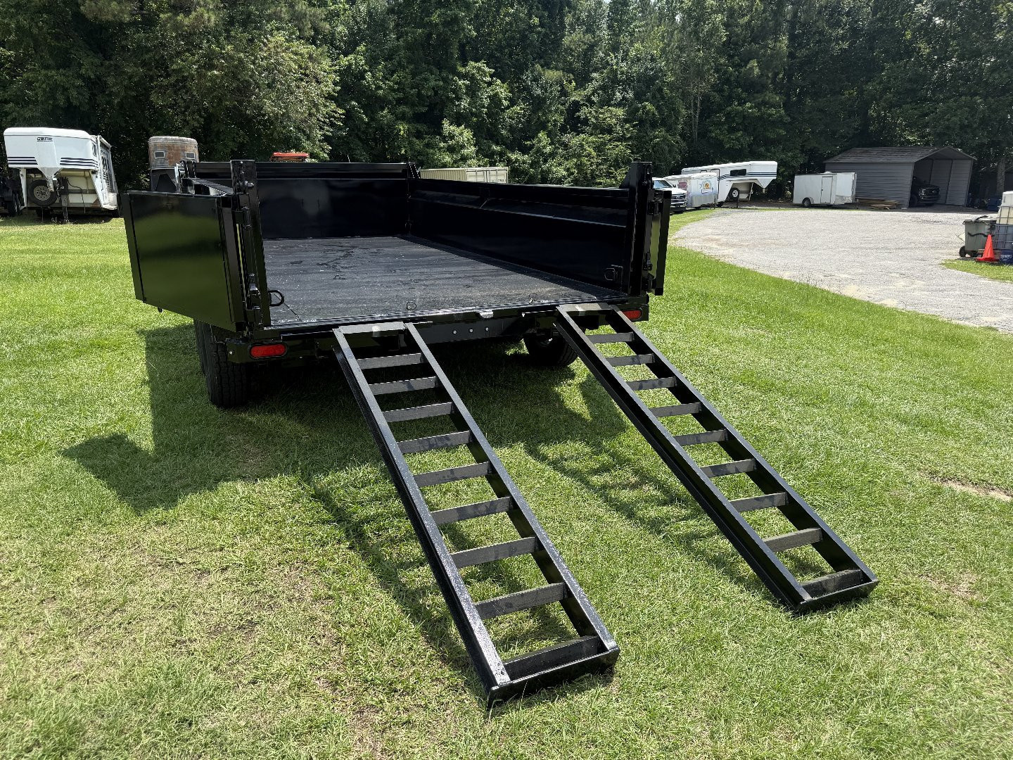 New 2026 Hawke Trailers 7x14 14K Dump Trailer