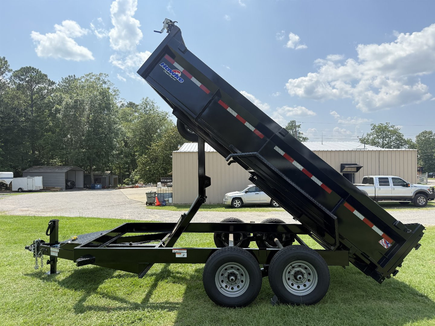 New 2026 Hawke Trailers 7x14 14K Dump Trailer
