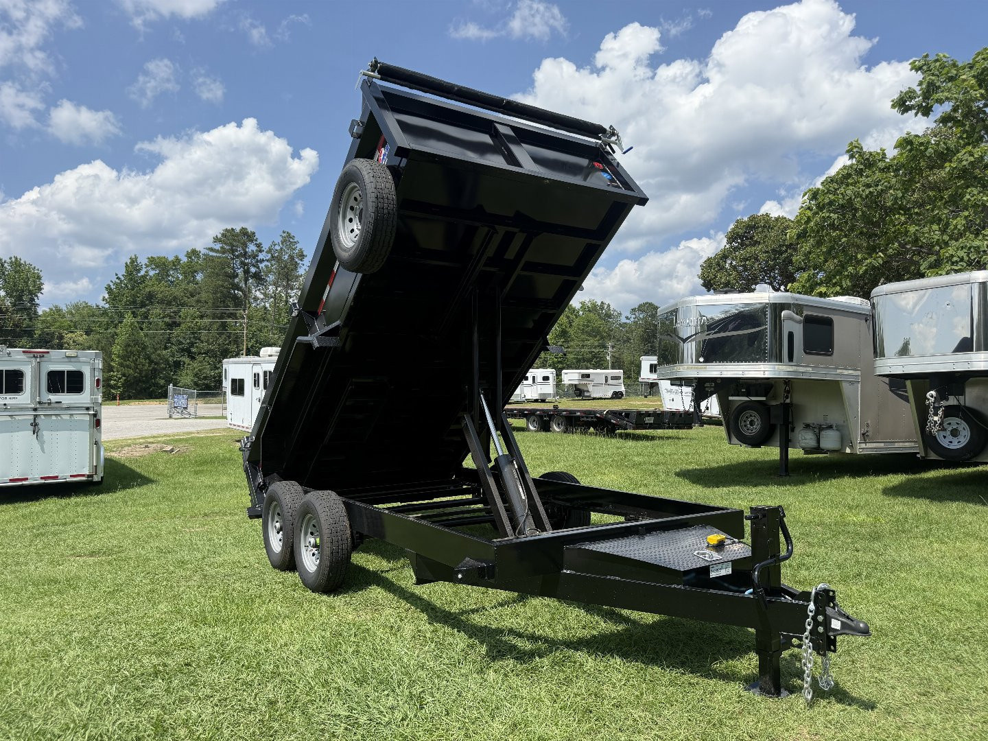 New 2026 Hawke Trailers 7x14 14K Dump Trailer