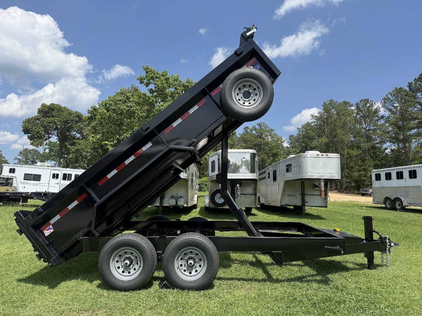 New 2026 Hawke Trailers 7x14 14K Dump Trailer