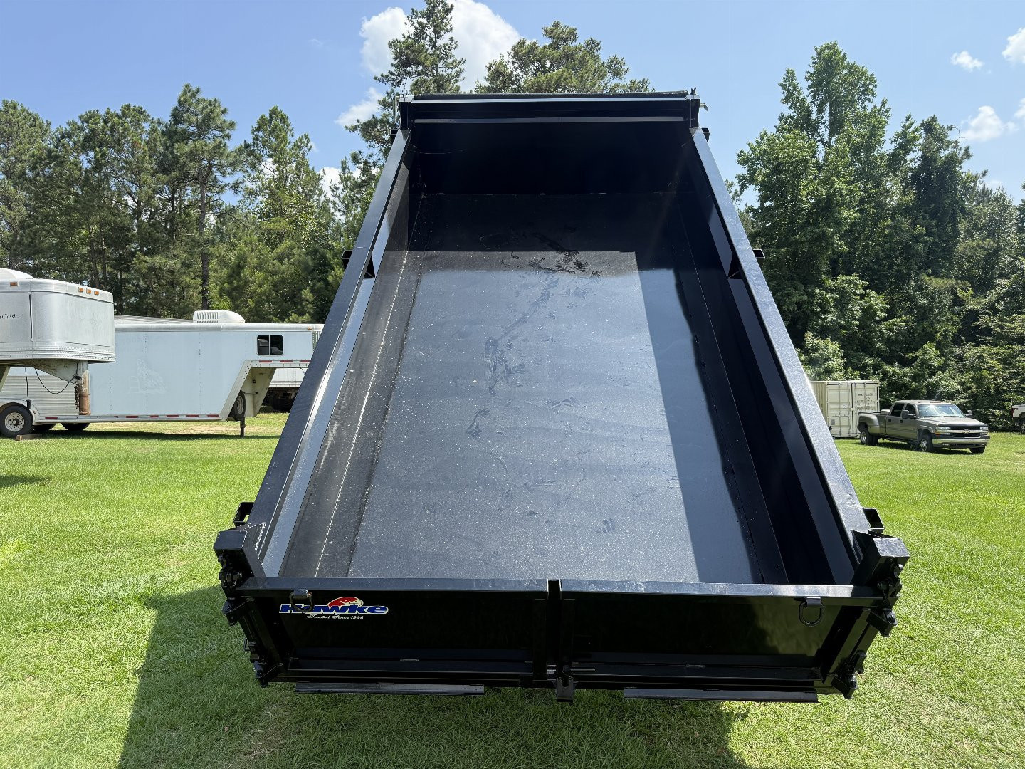 New 2026 Hawke Trailers 7x14 14K Dump Trailer