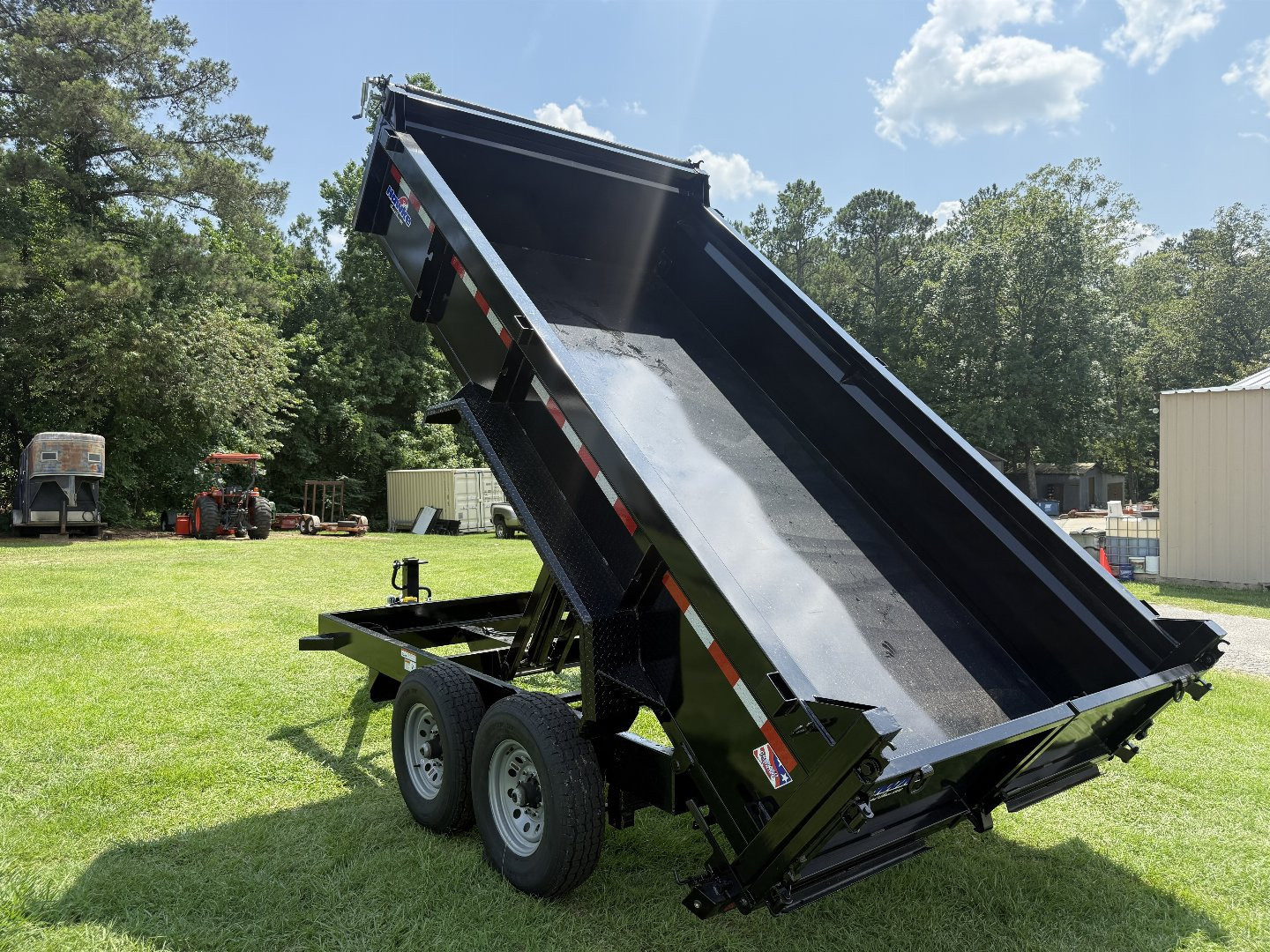 New 2026 Hawke Trailers 7x14 14K Dump Trailer